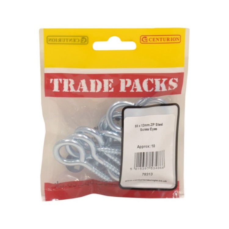 Centurion Steel Screw Eyes - ZP 