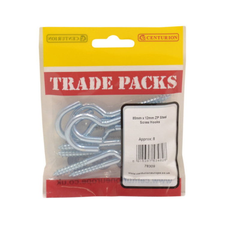 Centurion Steel Screw Hooks - ZP 