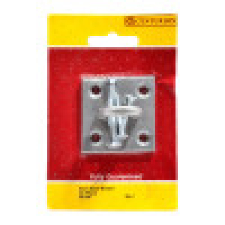 Centurion Steel Staple On Plate, Galvanised, 6mm x 50mm