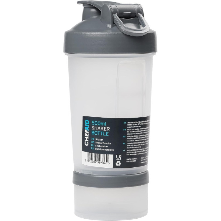 Chef Aid 500ml Shaker w 200ml Storage