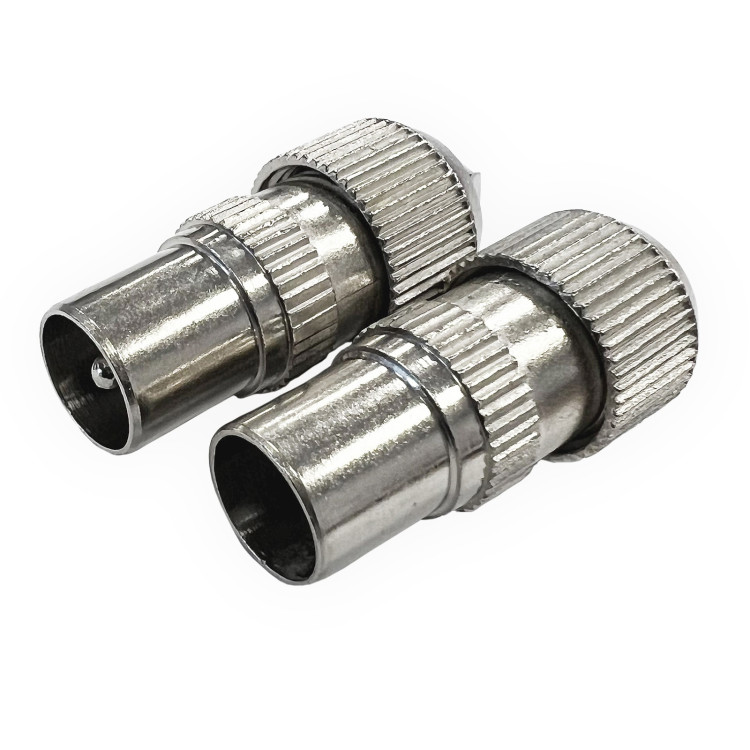Coax Plugs Pk2