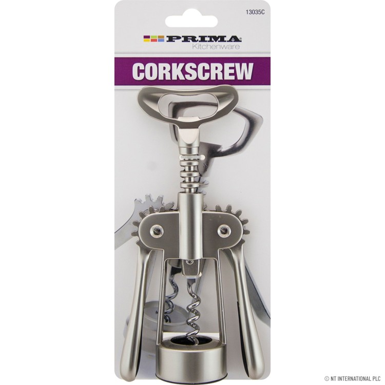 Prima Corkscrew - Bottle Opener - On Card