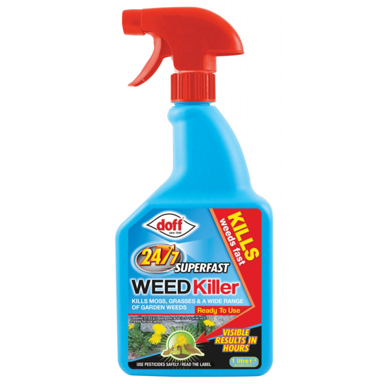 Doff Fast Acting 24 hour Weedkiller 1L (12/Pack)