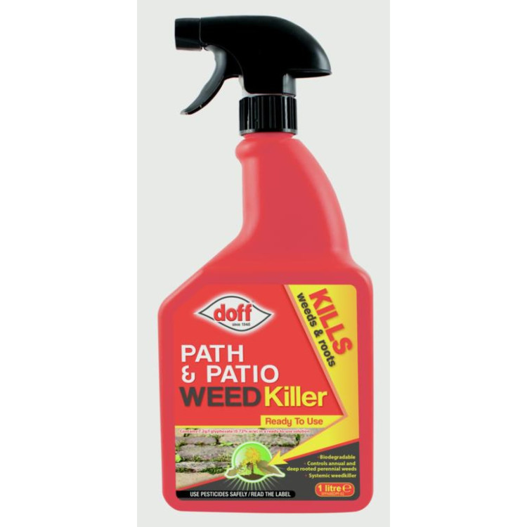 Doff 'Knockdown' Systemic Path & Patio Weedkiller 1L (12/Pack)