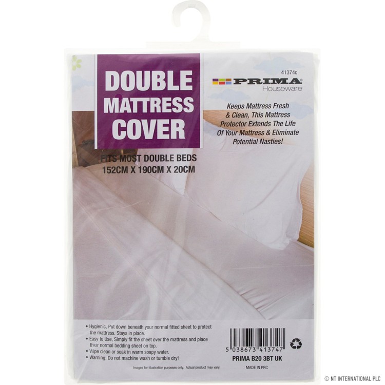  Prima Double Mattress Cover 152 x 190 x 20cm