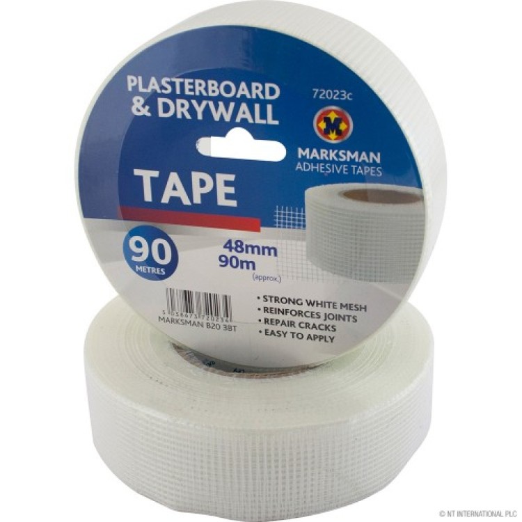 Plasterboard Scrim Tape 48mm x 90m Drywall