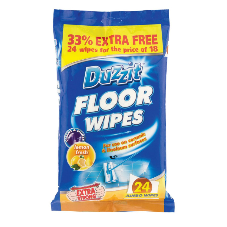 Duzzit Floor Wipes 24Pk
