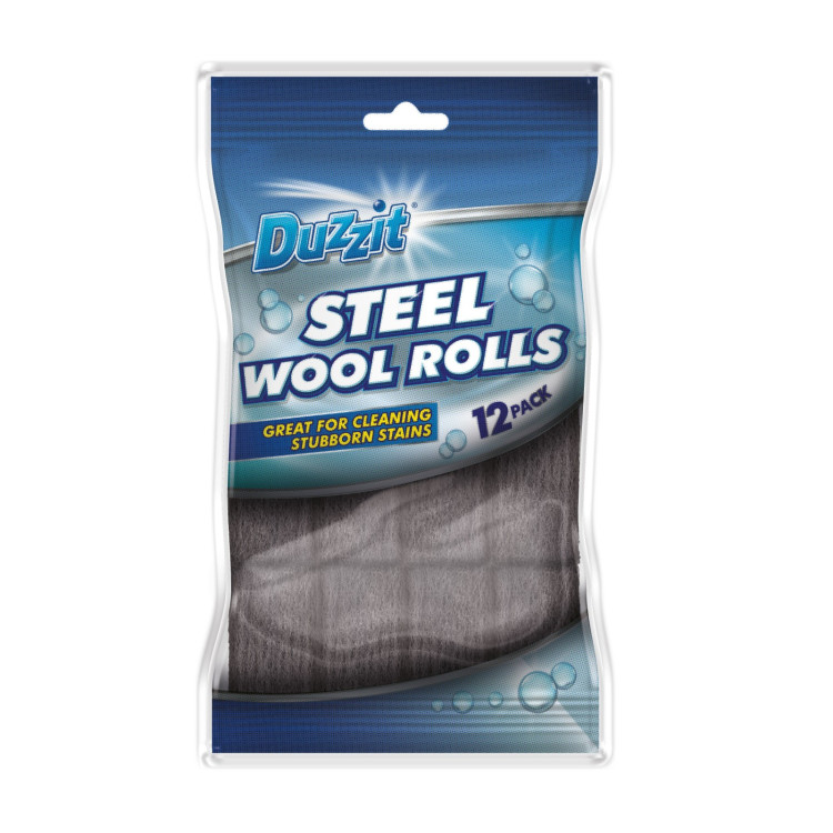 Duzzit Steel Wool Rolls 12Pcs 5Gm