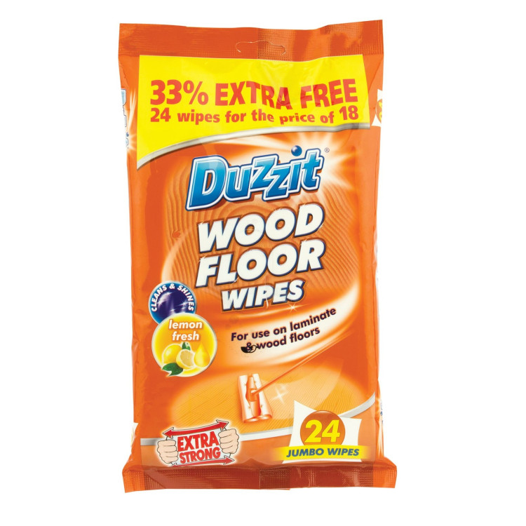 Duzzit Wood Floor Wipes 24Pk
