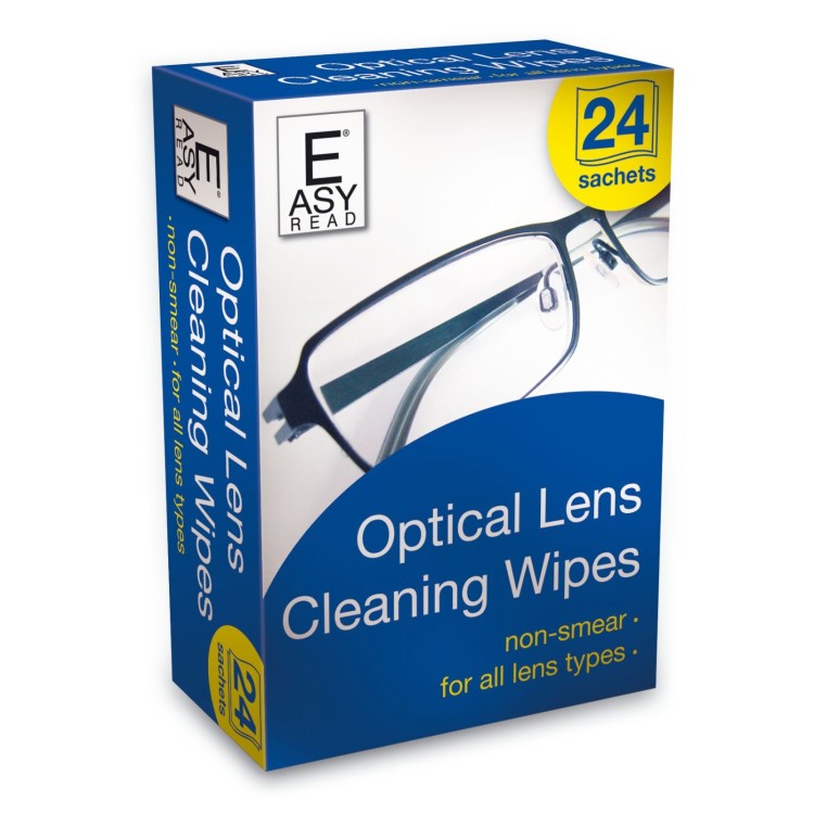 Easy Read Lens Cleaning Wipes 24Pk
