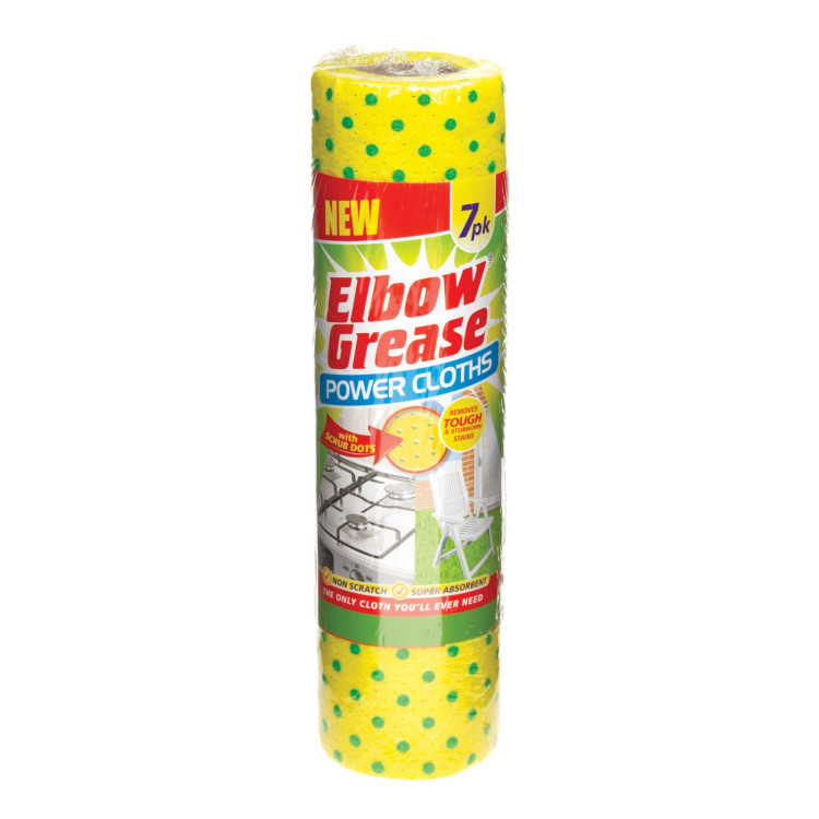 Elbow Grease Elbow Grease Power Cloths 7Pk