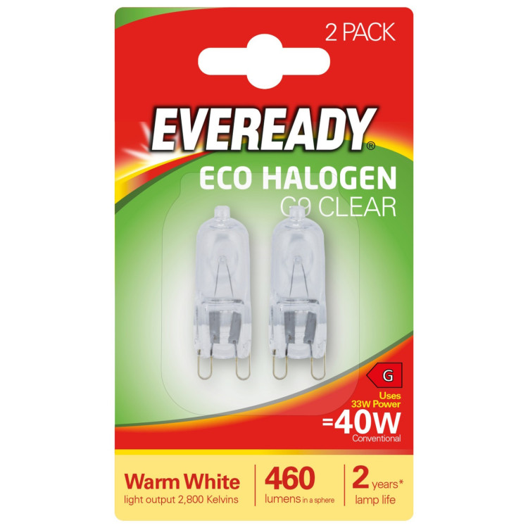 Eveready Eco Halogen G9 33W(40W) 220-24C