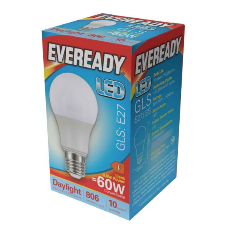 Eveready Led Gls 820Lm E27 Daylight Boxed