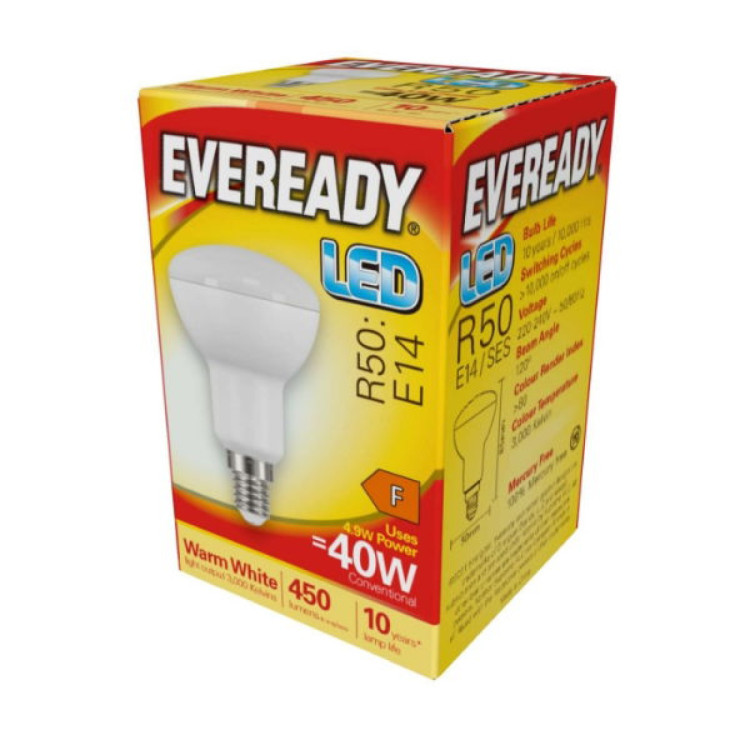 Eveready Led R50 470Lm E14 Warm White