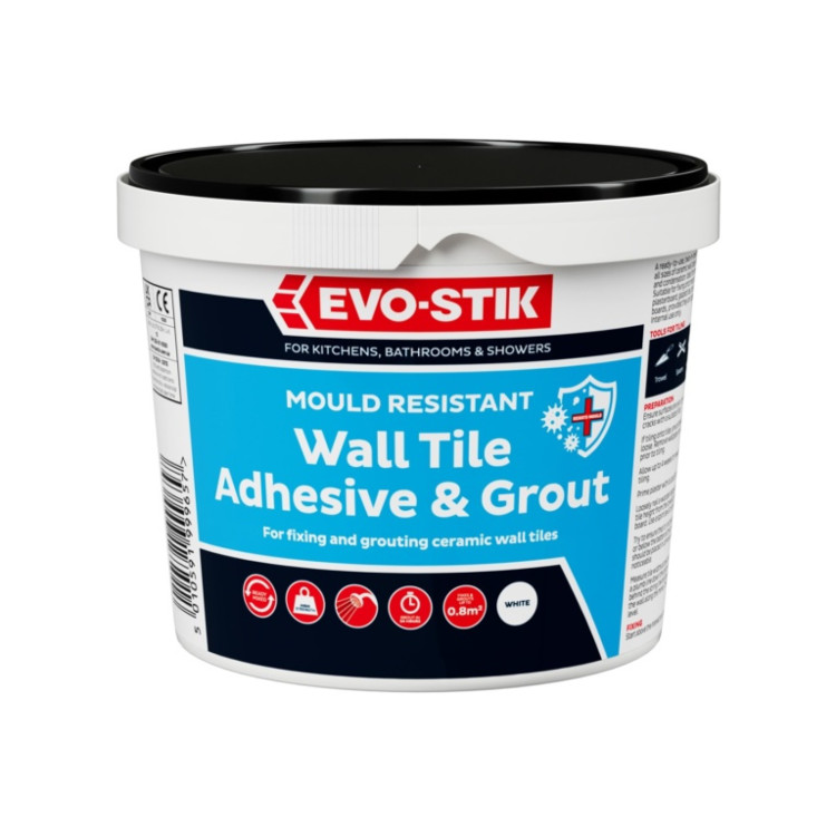 Evo-Stik Wall Tile Adhesive + Grout Economy 1L