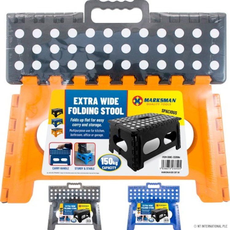 Folding Step Stool 38X22X22Cm - Extra Wide