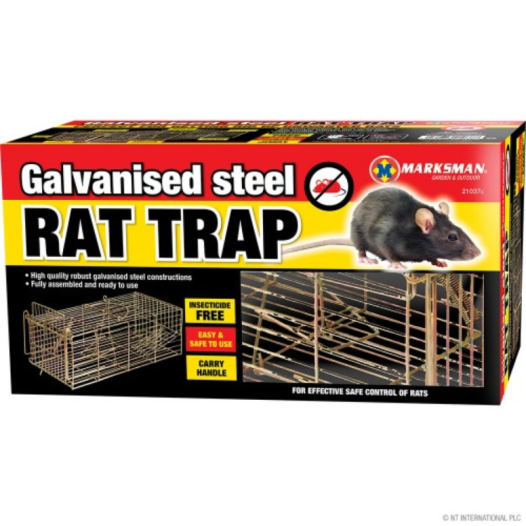  Galvanised Steel Rat Trap / Cage