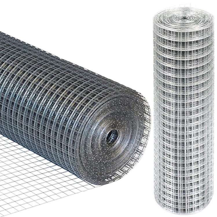 Galvanised Wire Fence Mesh Netting 600mm x 5M With 13mm Square Holes