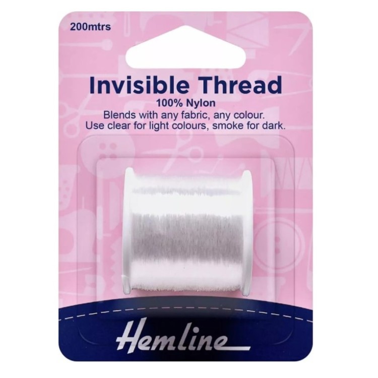 Hemline Invisible Thread: 200m: Clear