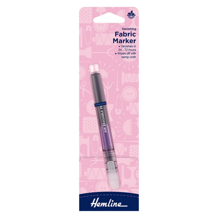 Hemline Pen: Fabric Marker: Vanishing