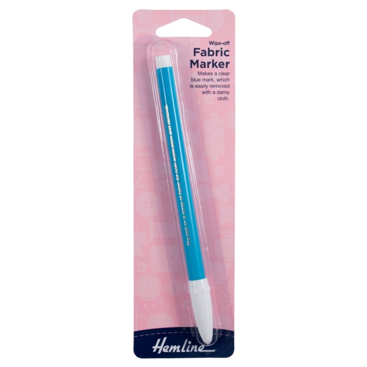 Hemline Pen: Fabric Marker: Wipe or Wash Off