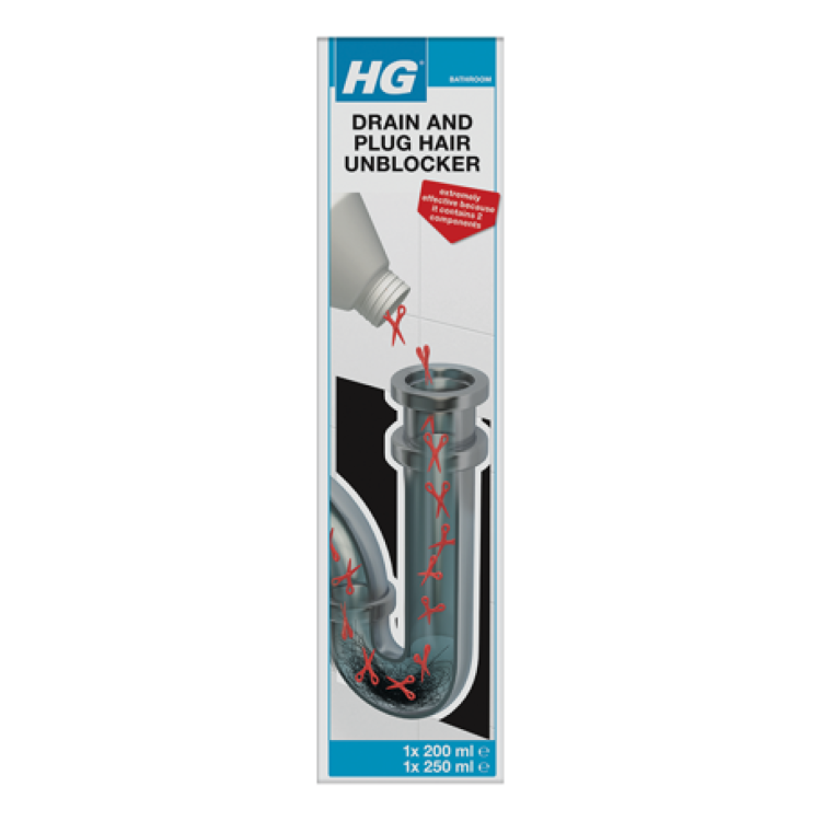 HG drain and plug hair unblocker 0.45L