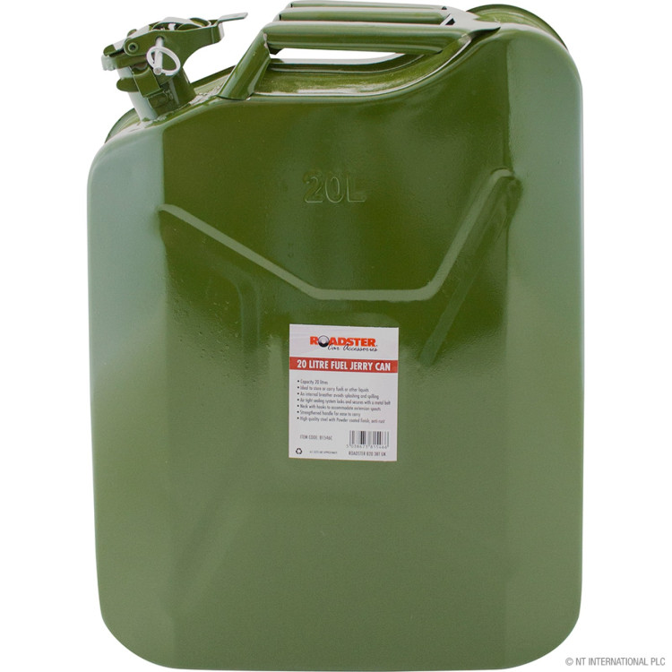 20L Fuel Metal Jerry Can - Petrol , Diesal