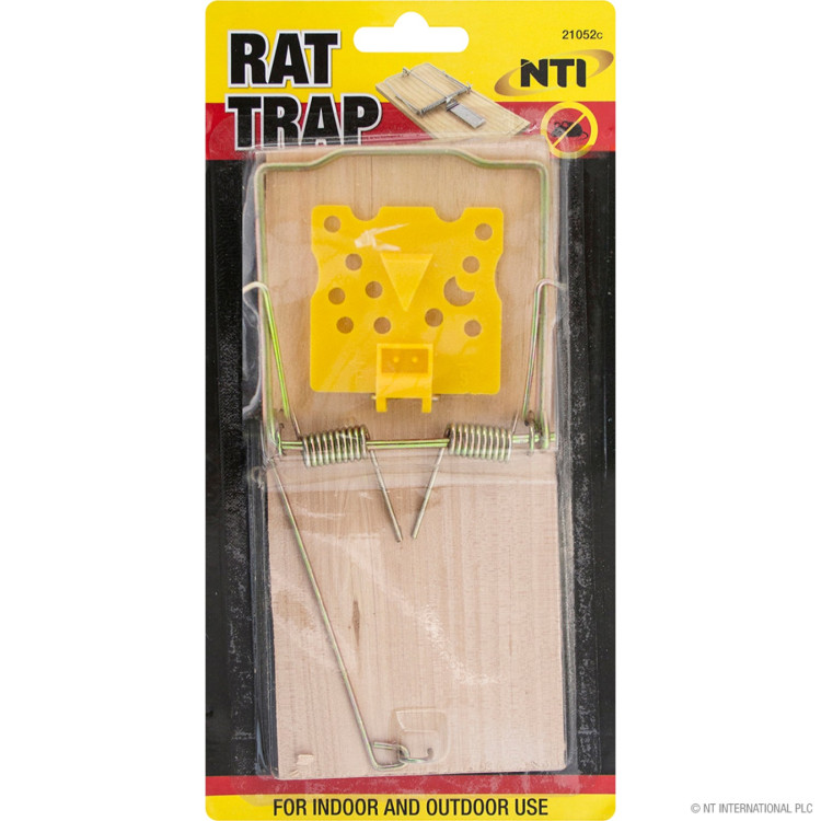  Large Wooden Rat Trap On Card