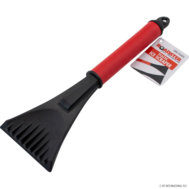 lce Scraper - Long Handle ( Red/ Black)