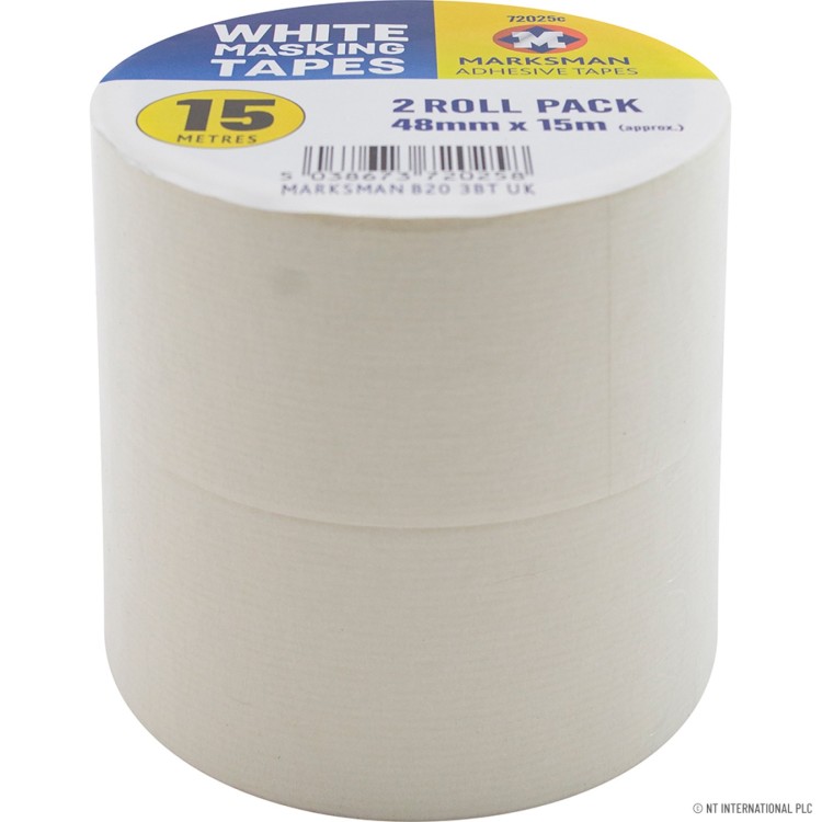  2 Roll Masking Tape - 48mm x 15m
