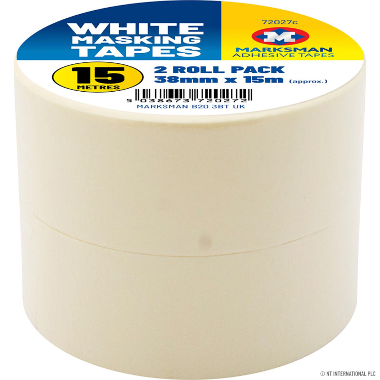  2 Roll Masking Tape - 38mm x 15m