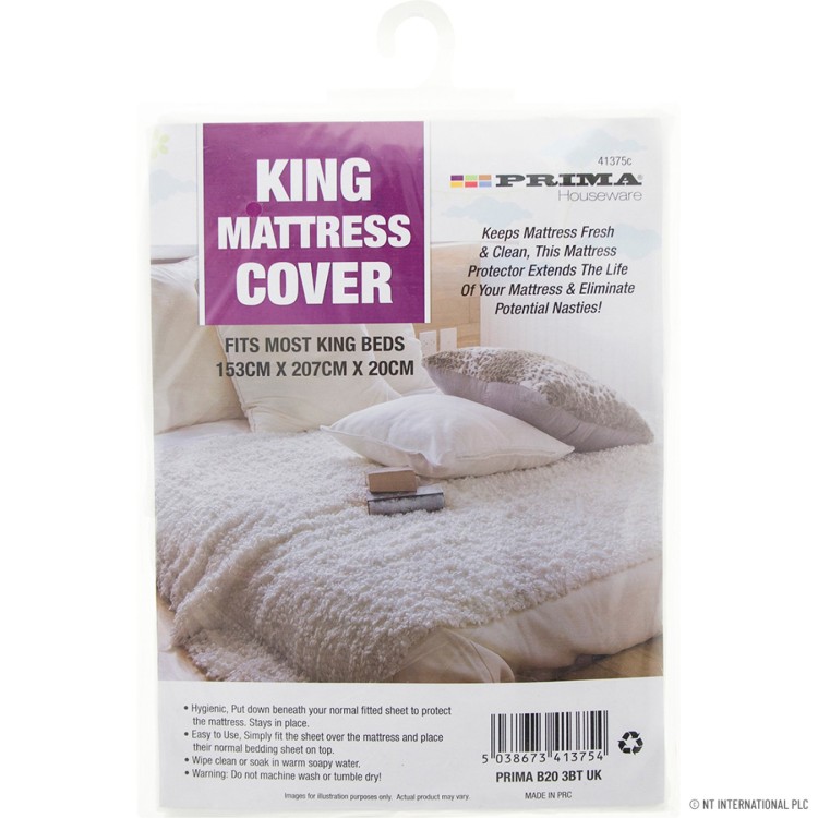   Prima King Mattress Cover 153 x 207 x 20m