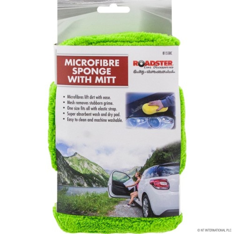  Microfiber Sponge / Mitt 20 x 13 x 6cm