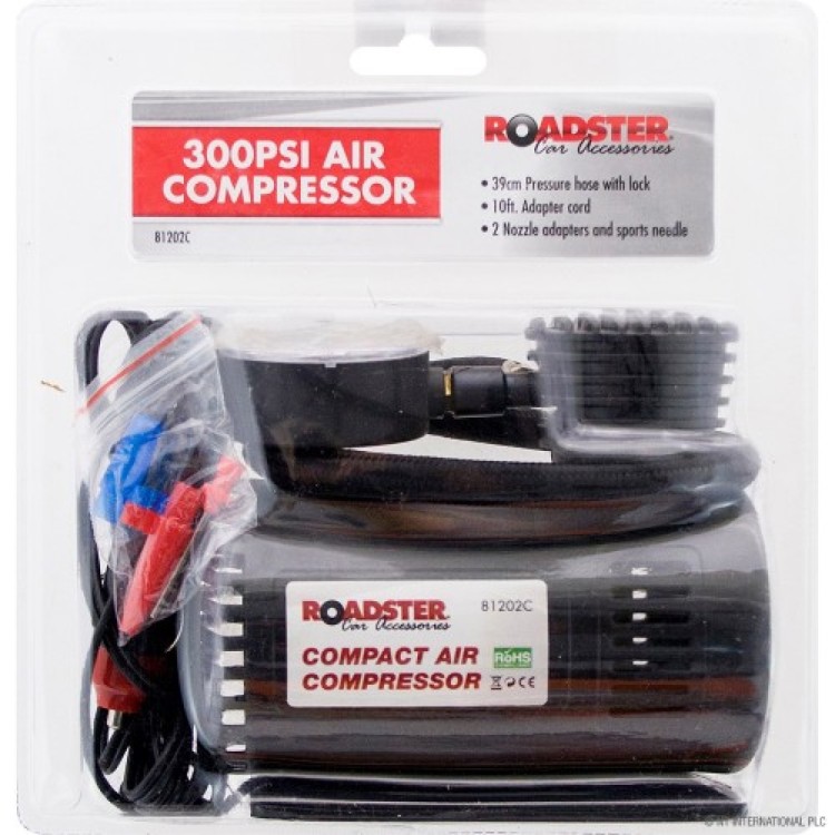  300psi Mini Air Compressor - Double Blister