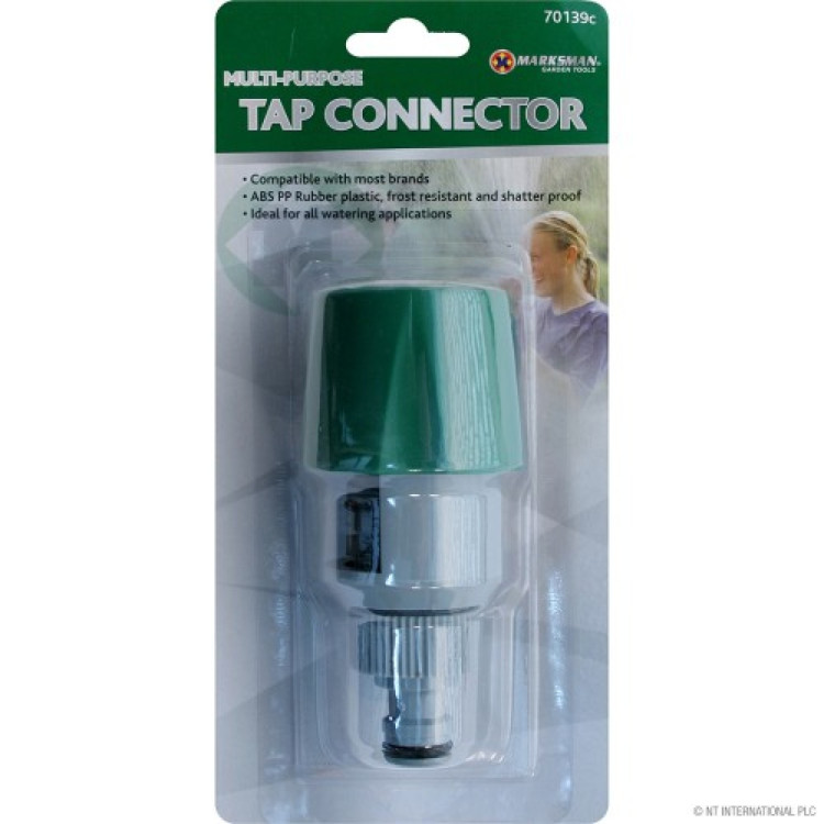 Multi-Purpose Tap Connector - Hose Pipe Fitting