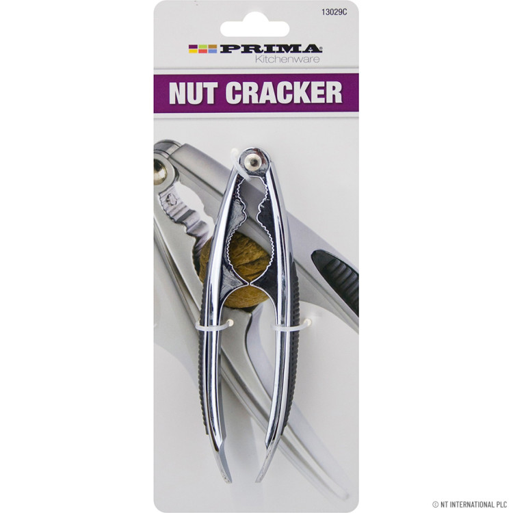 Prima Nut Cracker - Alloy Chrome On Card