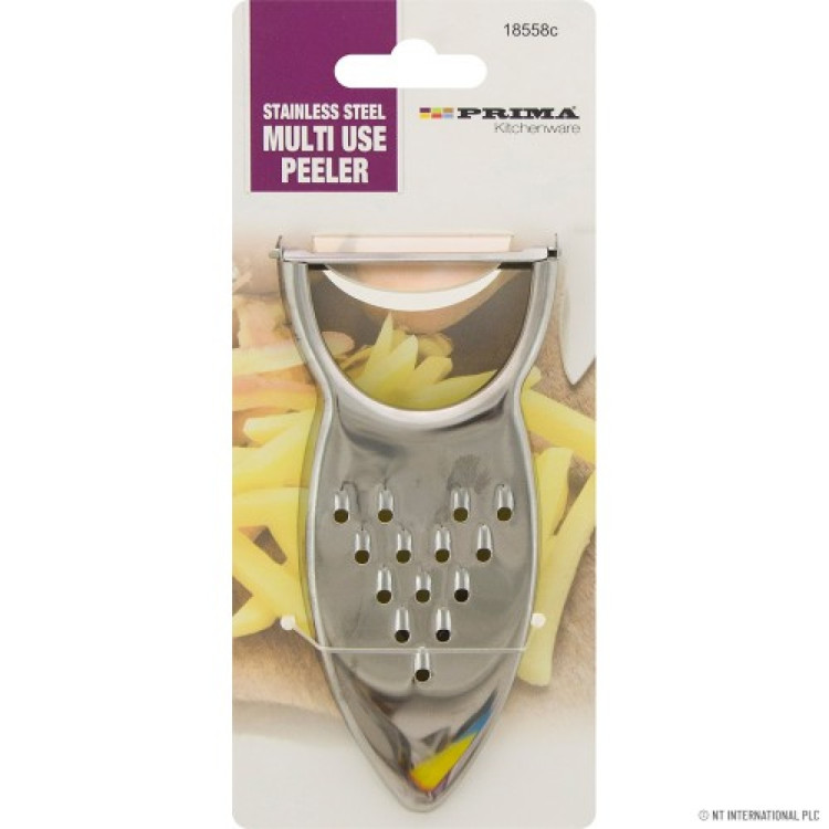 Prima Mini S/S Peeler / Grater On Card