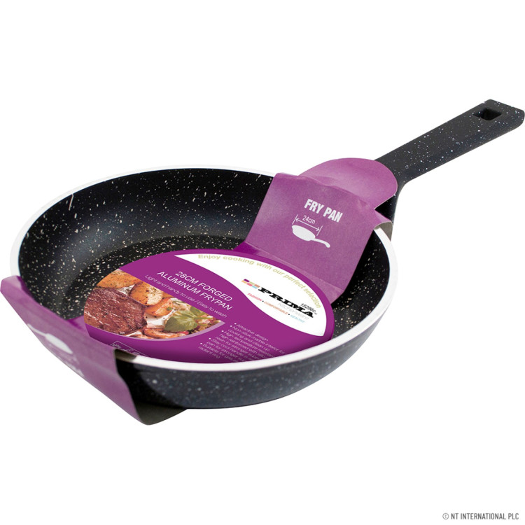 Prima  24cm Forged Frypan - Black - Induction Bottom
