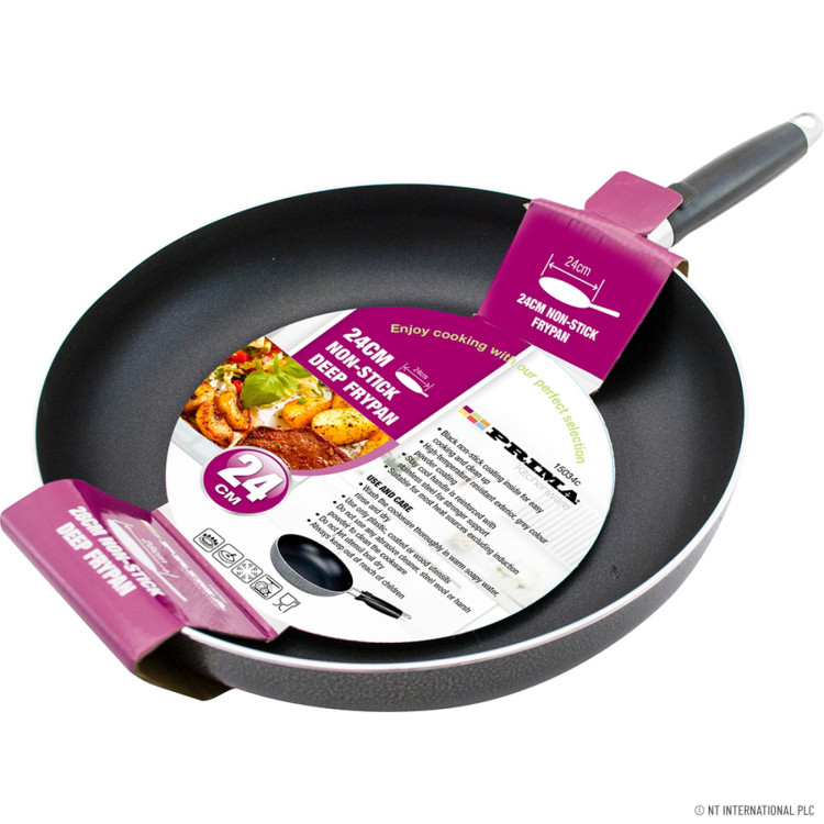 Prima  24cm Non Stick Fry Pan - Stone Vein