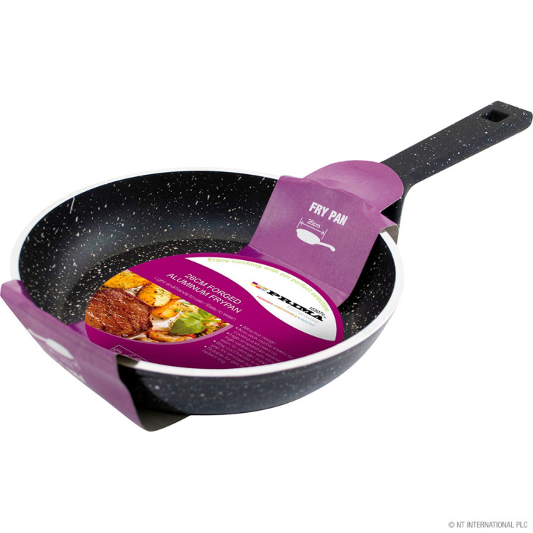 Prima 26cm Forged Frypan - Black - Induction Bottom