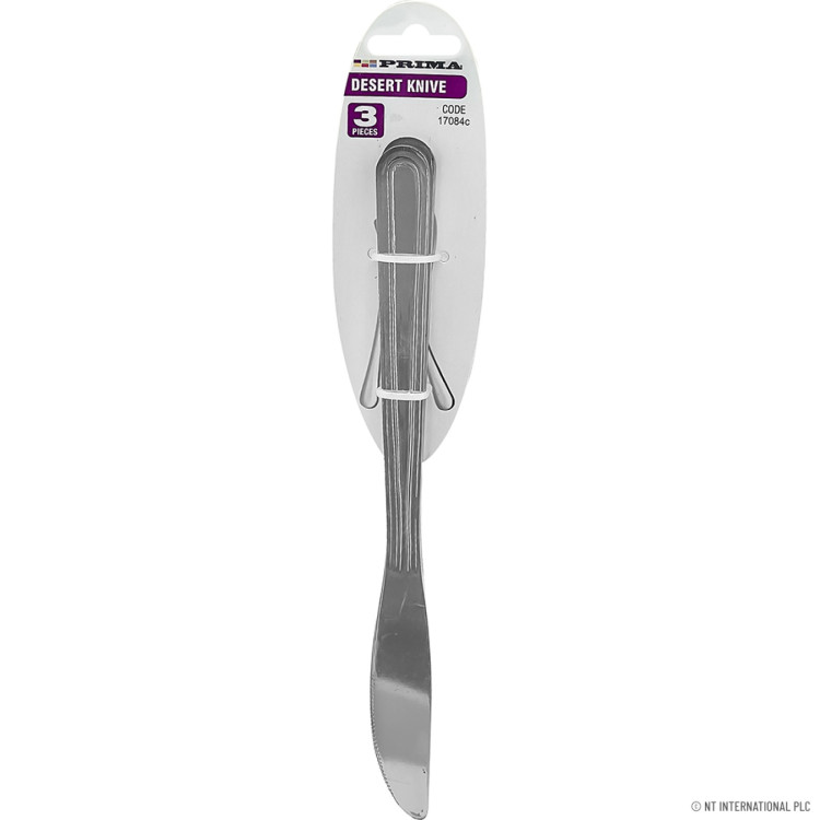 Prima  3pc Knife Set On Card