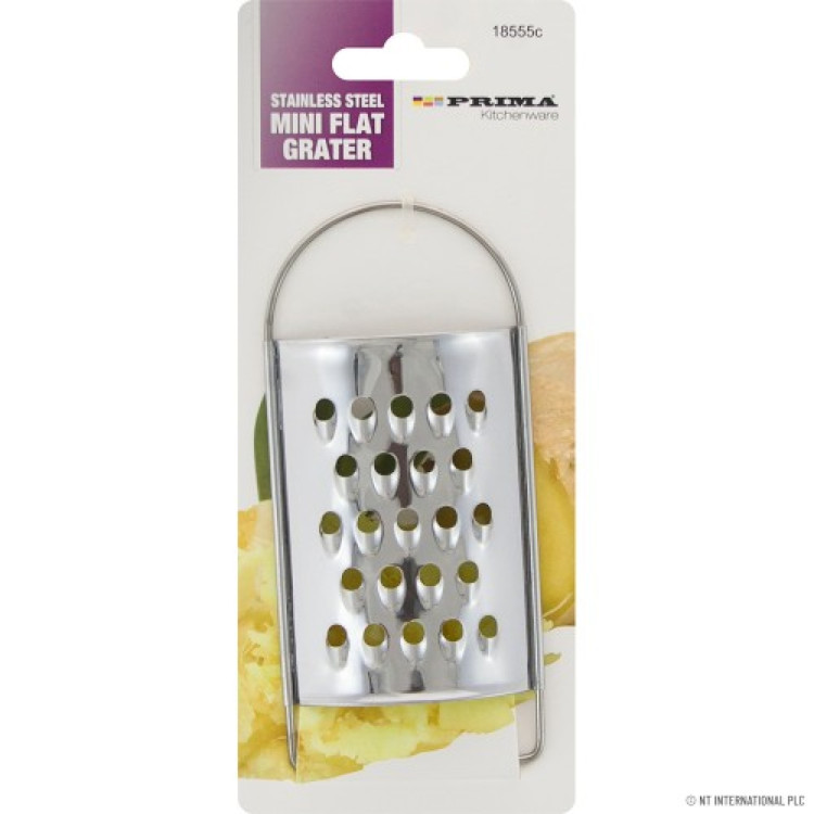 Prima S/S Mini Flat Grater On Card