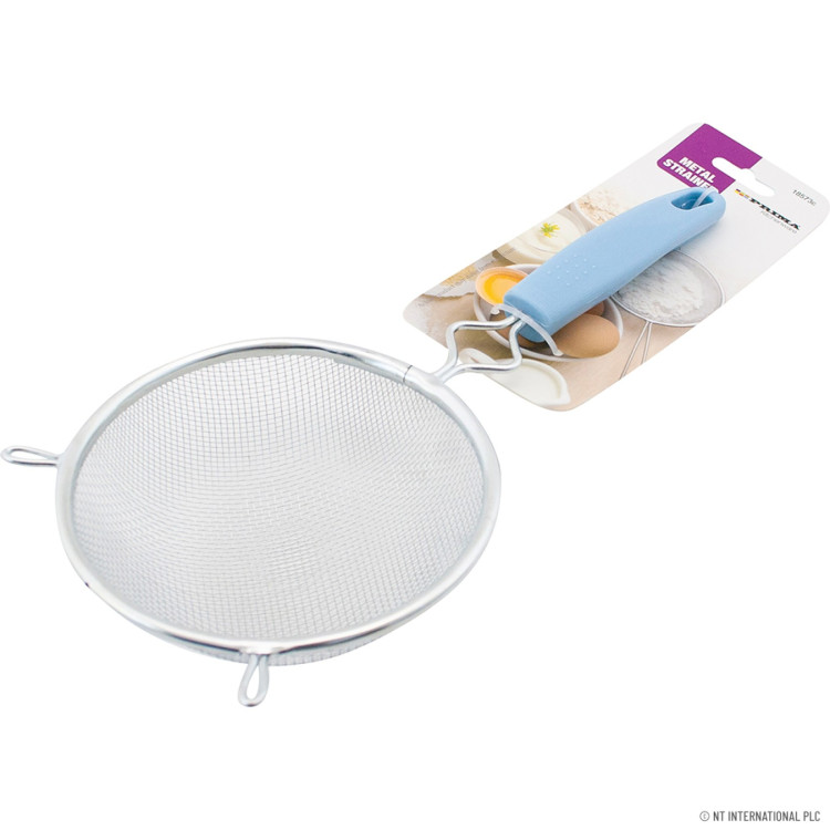 Prima 13cm Metal Tea Strainer - Plastic Handle