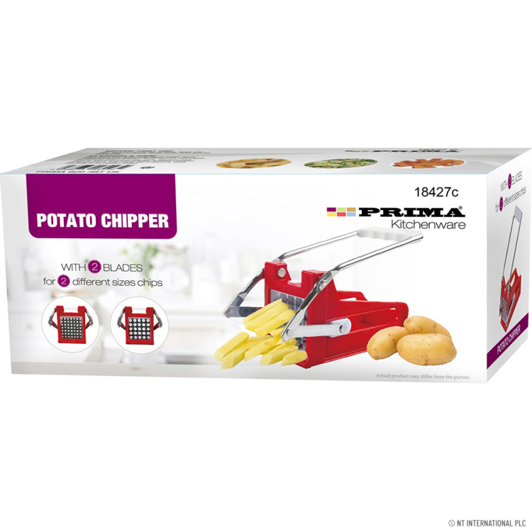 Prima 2 Blade Potato Chipper - Colour Box