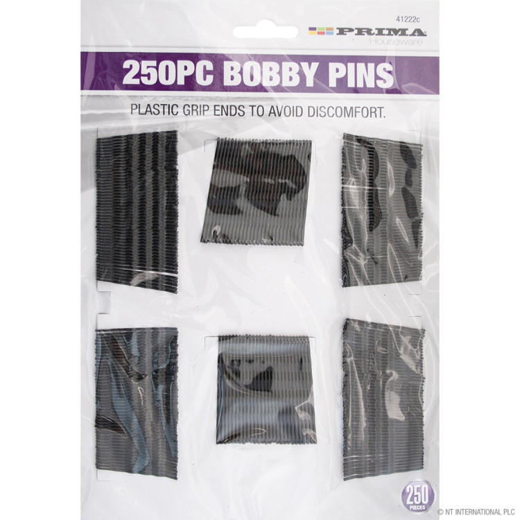 Prima 250pc Hair Bobby Pins - Black