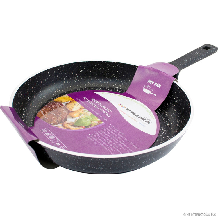  Prima 28cm Forged Frypan - Black - Induction Bottom