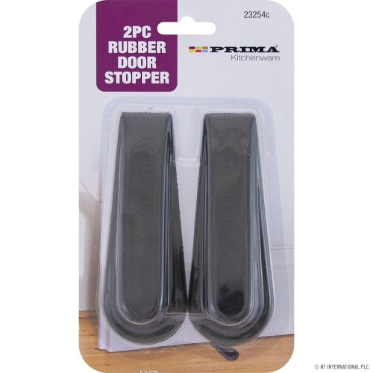 Prima 2pc Rubber Door Stopper