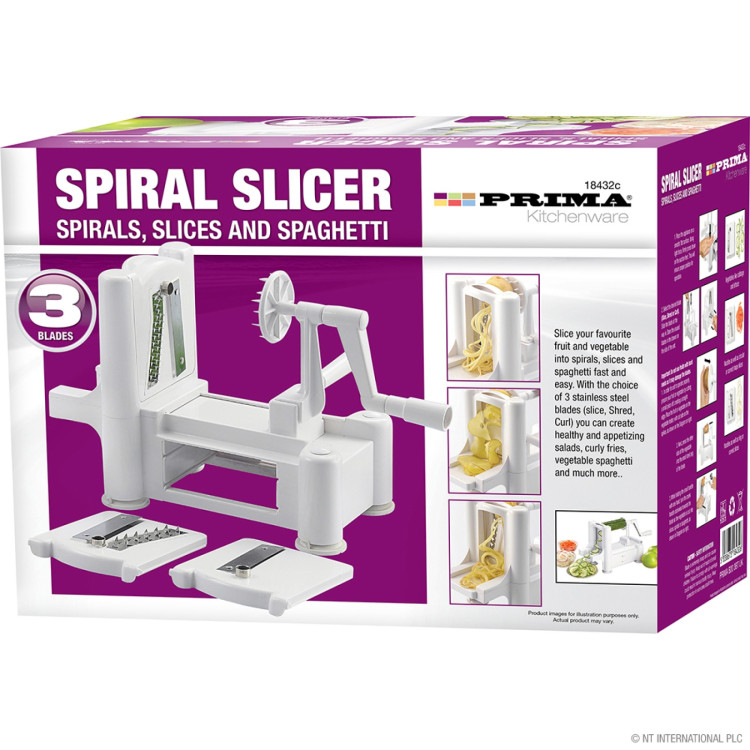 Prima 3 Blade Spiral Slicer - Slices / Spaghetti