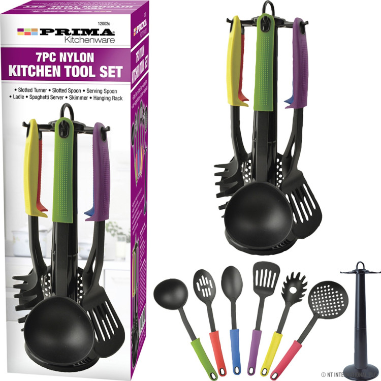 Prima 7pc Nylon Kitchen Tool Set Utensil