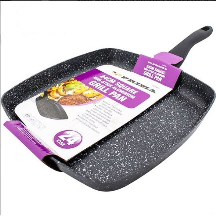 Prima Non-Stick Aluminium Square Frying Pan 24cm